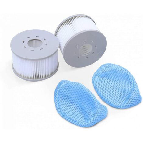Happy Garden Lot De 6 Cartouches Filtrantes Pour Spa Gonflable MSPA - Filtres De Rechange