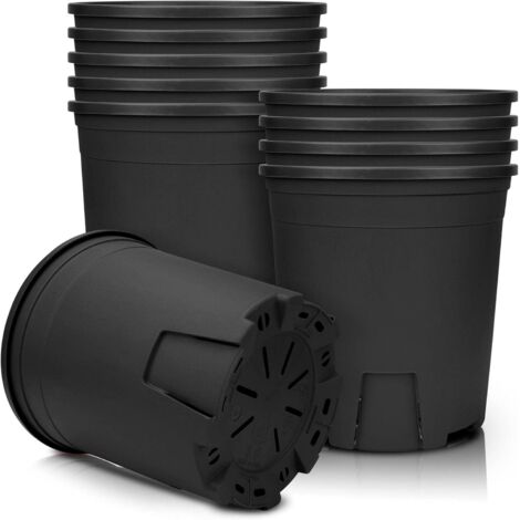 Lot De 10 Pots De Fleurs Biodégradables Ronds 8 Cm - Gobelets Compostables Écologiques Pour Semis Et Jeunes Plants - Parfaits Pour Jardin, Balcon Et Serre