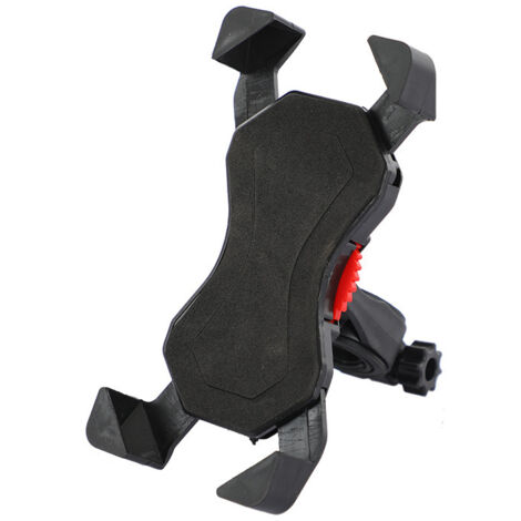 Support Téléphone Vélo Support Smartphone de Moto Accessoires portable pour voiture, Universel Porte Vélo du Guidon avec 360° Rotation pour 3,5 à 6,5 Pouces GPS pour Smartphones Autres Appareils Noir (1/5)