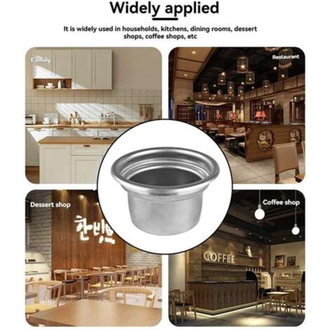 Panier Filtre à Thé Pour Machine à Expresso 58 Mm - 2 Pièces En Acier Inoxydable