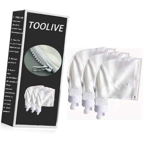 Lot de 3 Sacs de Rechange avec Fermeture Éclair Compatibles avec Polaris 280 480 Sacs en Maille Nylon Multifonctions K13 K16 Polaris (1/5)