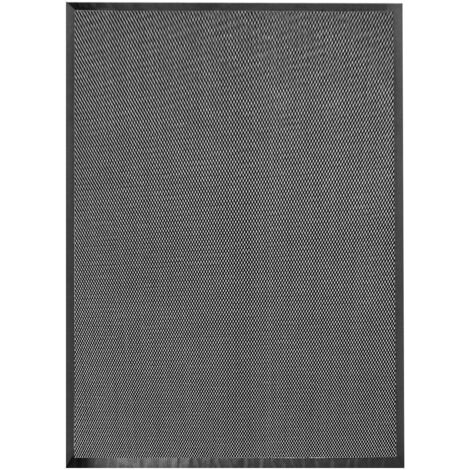 Karat – Tapis d'extérieur Lucca 70 x 130 cm – Bordure 3,5 cm – Antidérapant et résistant aux UV – Pour balcons et terrasses