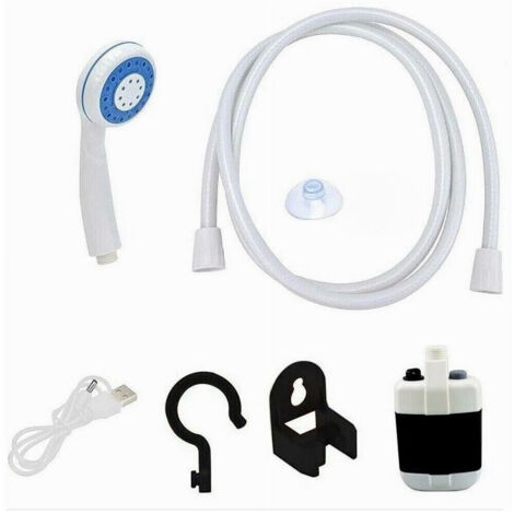 Douche Portable Avec Piles Rechargeables Pour Camps De Bateau Avec Pompe électrique (1/5)