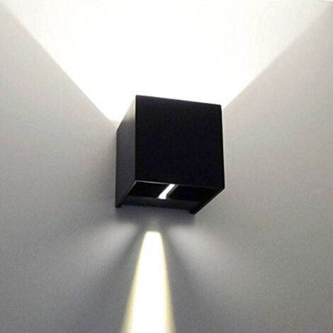 10w 1200 Lmn Aluminium Outdoor Waterproof Led Cube Wall Light (1/5)