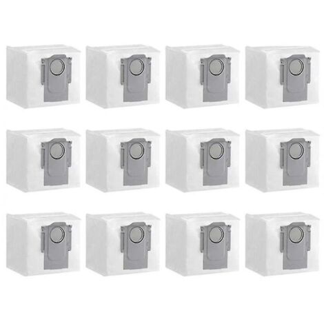 Lot de 12 sacs à poussière pour aspirateur robot S8 S8+ S8 Pro S7 Maxv Ultra Max T8 G10s G20, pièces remplaçables (1/3)
