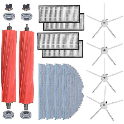 Kit d'accessoires pour aspirateur robot S7 S7 Plus T7s T7s Plus avec brosses latérales principales, chiffon de nettoyage, (1/3)