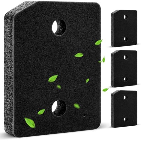Set de 4 Filtres pour Sèche-linge Miele T1, Filtre Mousse éponge Pièces détachées pour Sèche-linge à Condensation,Filtre Fin/Grossier 207mmX157mmX30mm Filtre de Socle. (1/5)