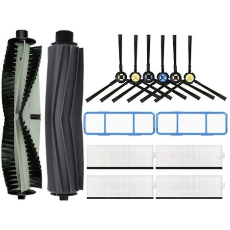 Pour Ssr1 Ssra1 A7 A9s V8 V8s X750 X800 X785 V80 Accessoire de filtre Hepa de brosse latérale principale en caoutchouc (1/3)