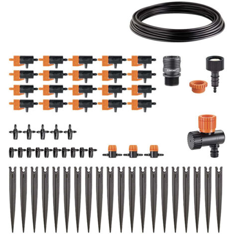 Claber Kit goutte à goutte 20 pots installation goutte à goutte pour les plantes en pot