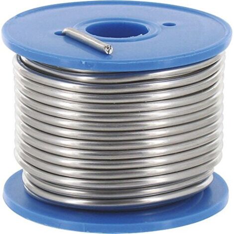 Bobine d'étain 250g 40% Sn40Pb60 – Métal d'apport pour brasage capillaire cuivre – Soudage composants électroniques - D1240PB20CR22250