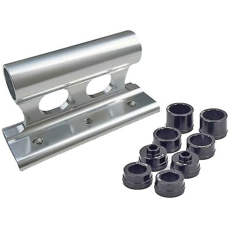 Fourche avant de vélo à dégagement rapide vélo voiture Suv support de montage de bloc de support - argent
