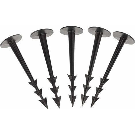 Lot de 100 TerraPEG piquets de Fixation pour Jardin pour la Fixation des Tissus Anti Mauvaises Herbes (1/5)