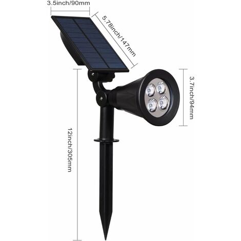 XXINY Moderne Minimaliste Villa Courtyard Pillar Light Outfor Etanche Clôture Portail Porte Paysage Lumière Quartet Porte Extérieur Pilier Lampe Lampe Applique Étanche (Taille : C