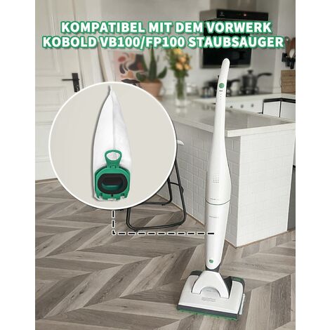 10 Sacs Pour Aspirateur Vorwerk Kobold VB100 / FP100 + 2 Filtres Moteur