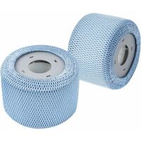 Lot de 2 Filets de Protection compatibles avec Mspa Le Filtre de Spa, Couvercle en Maille pour Mspa 90 Filtre de Rechange Plis