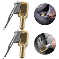 Modifier La Pompe À Air Automatique Mandrin Clip Voiture Camion Pneu Pneu Gonfleur Valve