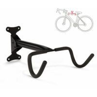 Relaxdays – Râtelier vélo mural pour 1 vélo – Lot de 4 – Métal galvanisé – Dimensions H32,5 x L9 x P28,5 cm – Installation facile