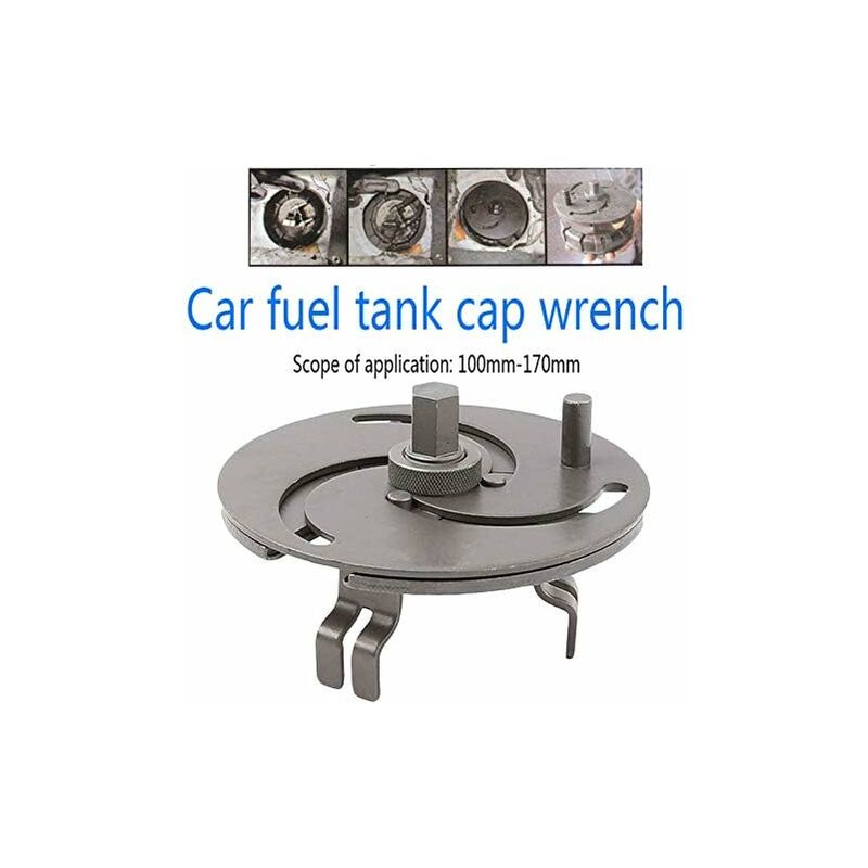 Verstellbarer Schraubenschlüssel für Auto-Kraftstoffpumpenabdeckung mit 3  Backen 100-170 mm