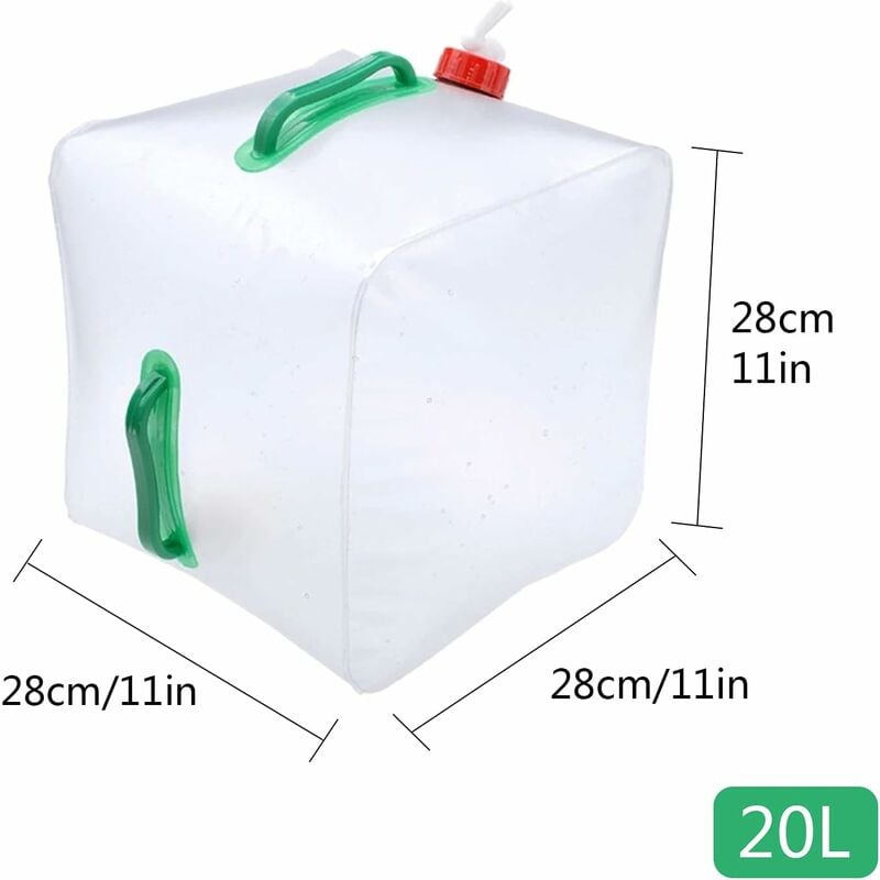 10/20l Faltbarer Wasserbehälter Mit hoher Kapazität Tragbarer