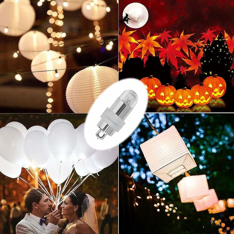 Grande lanterne volante blanche pour une décoration mariage chic