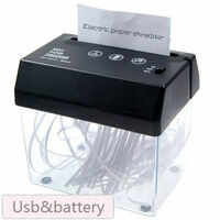 Mini broyeur créatif de bureau USB électrique A6 broyeur haute sécurité broyeur à coupe croisée broyeur mobile petit broyeur silencieux facile à transporter le mini broyeur de bureau à domicile