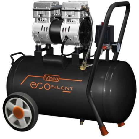 VINCO Compressore Aria Oil Free Silenziato 50LT 1HP