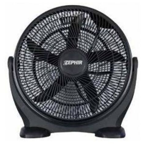 ZEPHIR Zephir Ventilatore Alta Velocita 40Cm Nero Appendibile