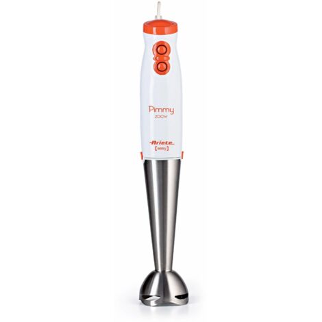 Ariete 881 Frullatore ad Immersione Arancione Acciaio Inossidabile Bianco 200 W