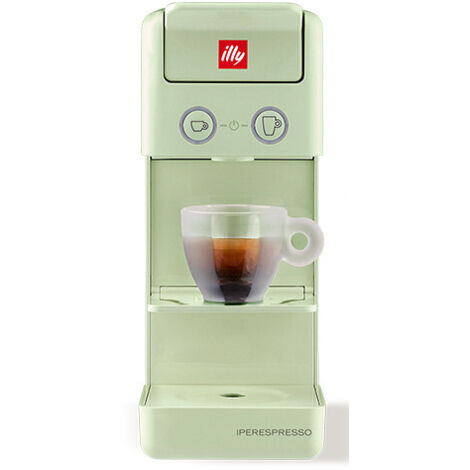 Macchina per Caff� a Capsule Illy Y3.3 Automatica da 0,75 L Verde con Tecnologia Iperespresso