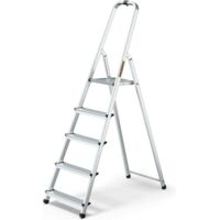 Drabest Scala Domestica In Alluminio A 5 Gradini Portata 125kg