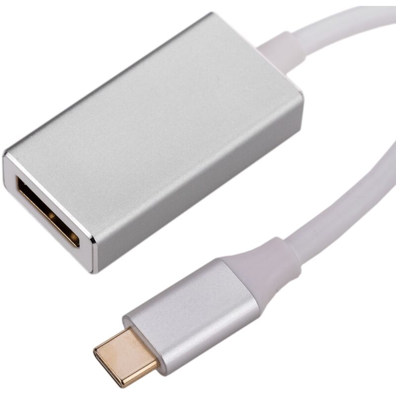 ADAPTADOR HDMI Macho + USB ALIMENTACION - DISPLAYPORT Hembra en 10cm N