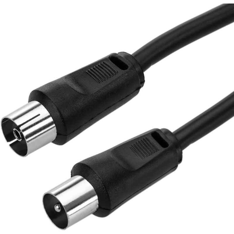 Cable coaxial 75 ohm negro ø6mm (100m) ex rg59 cables coaxiales television  antenas parabolicas tv video vigilancia