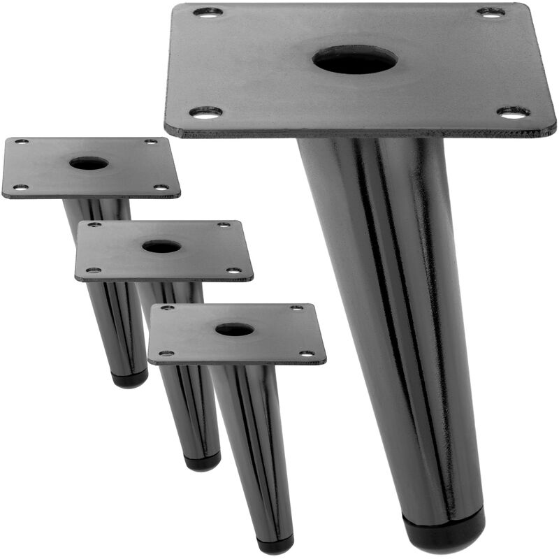 Soporte elevador triangular de color negro metálico para monitor de  ordenador - Hydrabazaar