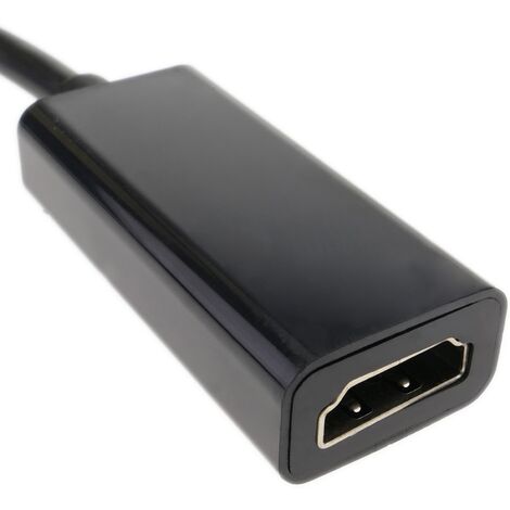 Cablemarkt Adaptador Con Conector Displayport Macho A Conector Hdmi A Hembra Con Cable De Cm