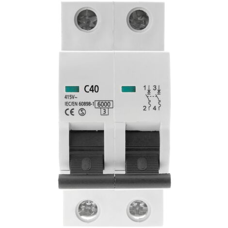 Interruptor automático magnetotermico DPN 40A 230/400V AC IP20