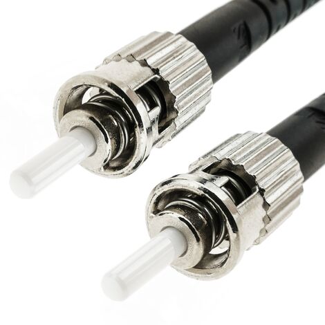 CableMarkt - Cable de fibra óptica OM4 para router de ST a SC multimodo  simplex 50µm/125µm