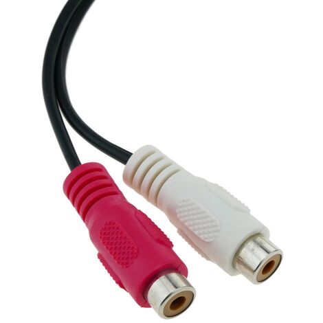 Cable de Audio Estéreo de Mini Jack 3.5mm (M) a RCA (H)