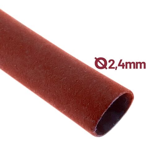 Bematik - Tubo Termoretráctil Rojo De 12,7mm En Bobina De 3m