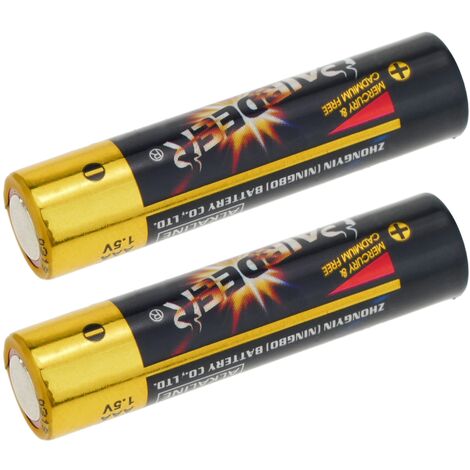 4 Pilas Alcalinas Aaa 1.5v Diámetro Baterías Duracell