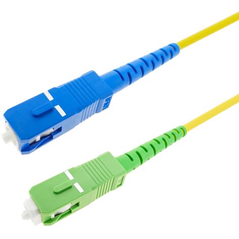 Bematik - Cable De Fibra Óptica Sc/apc A Sc/apc Monomodo Simplex 9