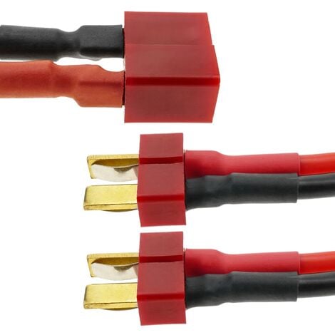 CableMarkt - Cable con conectores T-Plug hembra a 2 x T-Plug macho para baterías 30 cm