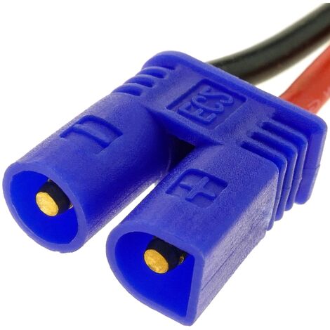 CableMarkt - Cable con conectores T-Plug hembra a EC3 macho para baterías 10 cm
