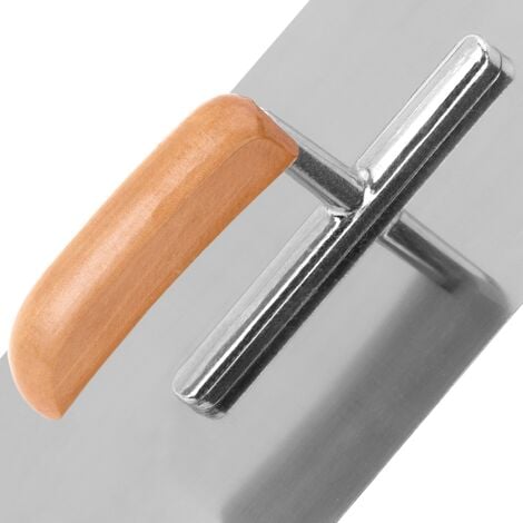 PrixPrime - Llana rectangular con mango de madera para aplicar materiales  de revestimiento 30 x 15 cm