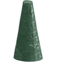 PrixPrime - Cubierta cónica impermeable para estufa de exterior de 61x61x182 cm
