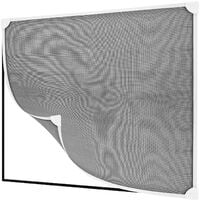 Mosquitera magnética para ventana con PVC blanco 120 x 120 cm