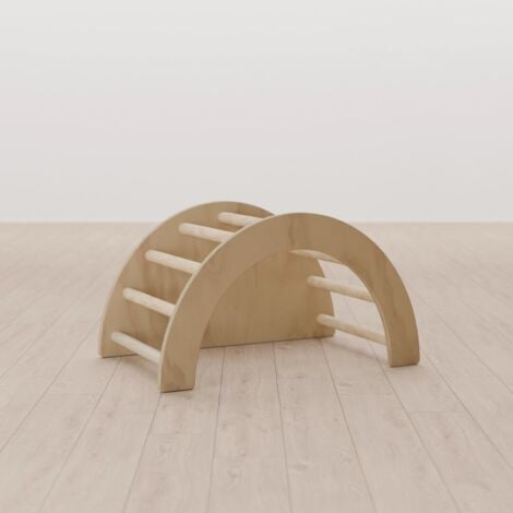 Arco para trepar - Juguete Montessori para niños de 1 a 7 años. – Beige