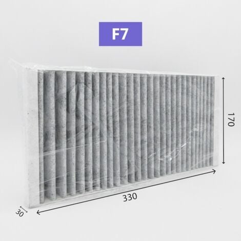 Filtres G4x2 et F7 charbon actif compatible Atlantic Optimocosy HR/HR+ et SAUTER Panega connectée