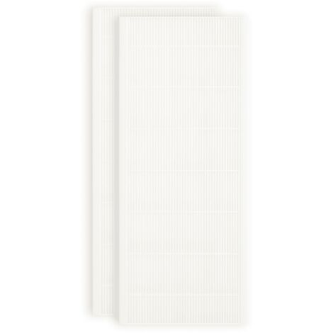Top Filter – Filtres VMC double flux 400 x 190 x 22 mm – Lot de 2 – Compatible ATLANTIC Duolix et SAUTER Panega – Norme ISO16890 (1/2)