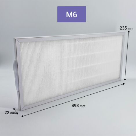 Filtres F6 Compatibles VMC France AIR Cocoon'2 D180 - Marque BRIZZ - Filtres à Air Fabrication Française Sur Mesure | Filtre VMC Remplacement