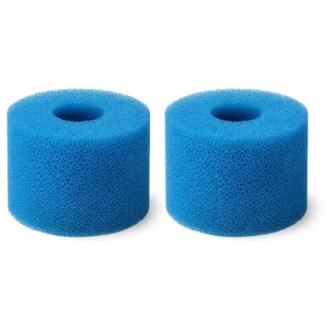 SINEA cartouche filtre spa en mousse type S1 et type VI fabriqué en France, lavable, compatible avec Intex, Bestway - x2 (1/2)